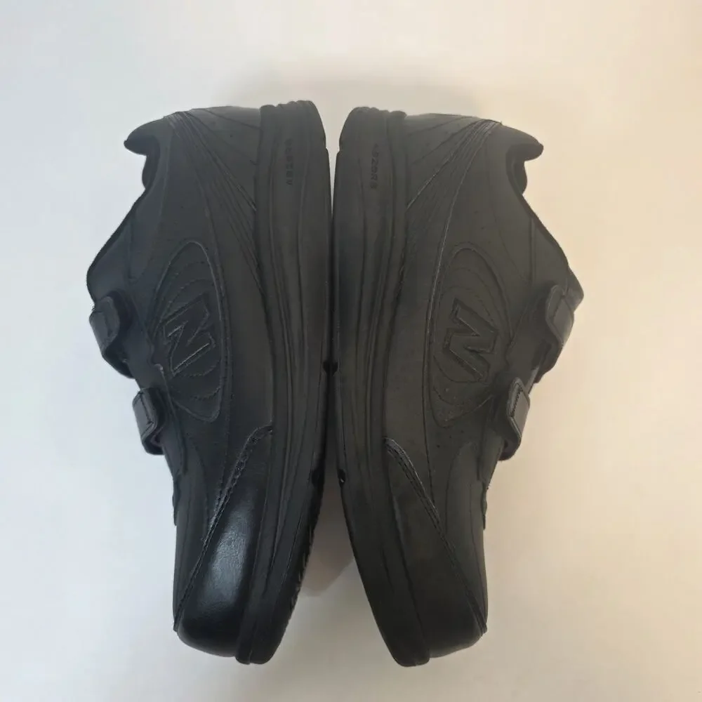 New Balance 577 Walking Shoes Mens Size 11 4E Black Hook & Loop Straps MW577VK